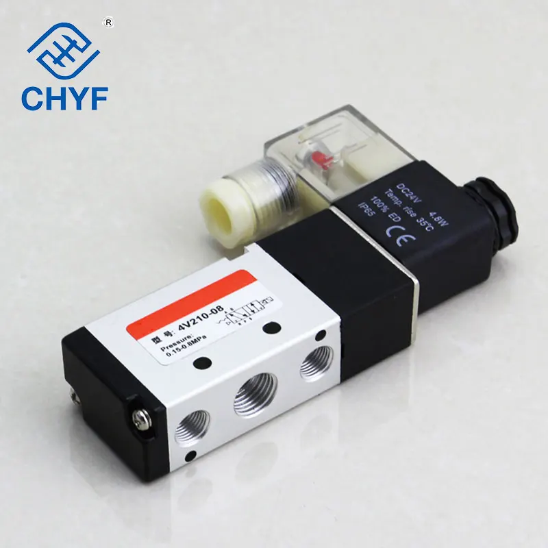 Two-position three-way solenoid valve N3V210-08-NC-NO normally open AC220V reversing valve normally closed DC24V