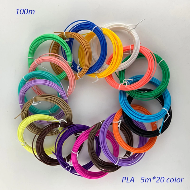 3D Printing Pen Supplies 1.75mm PLA 50m 100m 3D Printing Pen Photo Album Copy Painting