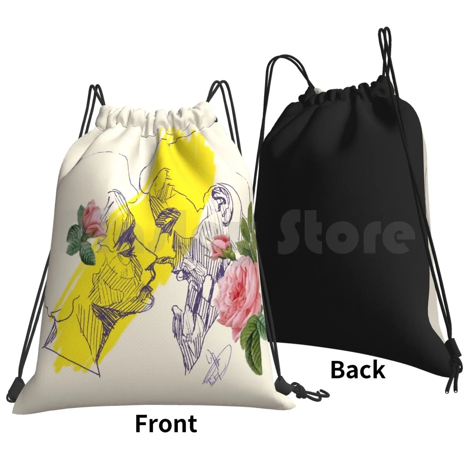 A Place In The Sun Backpack Drawstring Bags Gym Bag Waterproof Elizabeth Taylor Montgomery Clift 1960s 1950s Lovers