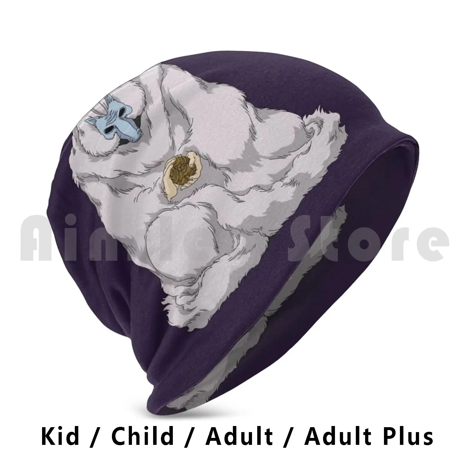 

Naraku Beanies Knit Hat 1629 Beanies Print Inuyasha Kagome Higurashi Sango Shippo Miroku Hanyou Priestess