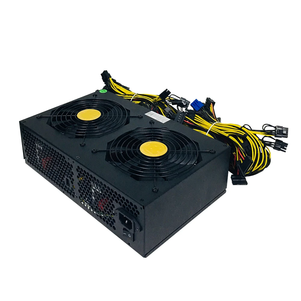 3600W Modulare Bergbau Rig Netzteil Bitcoin Bergbau Maschine Power NETZTEIL Für 12 GPU ETH Rig Ethereum Miner 170-240V Neue