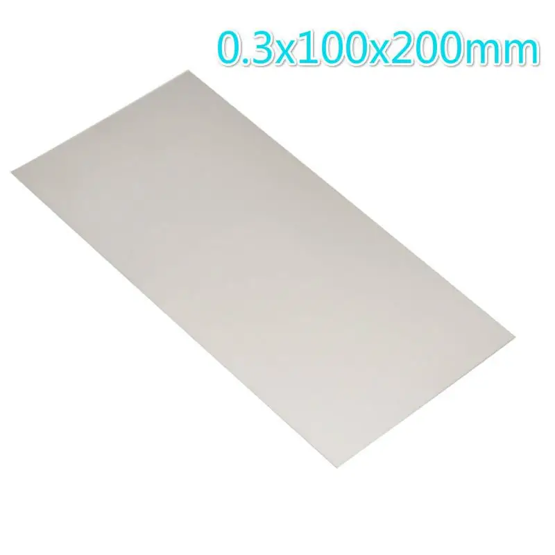 1PCS Nickel purity 99.96% Pure Nickel Ni Metal Thin Sheet Plate 0.3mm x 100mm x 200mm For Electroplating