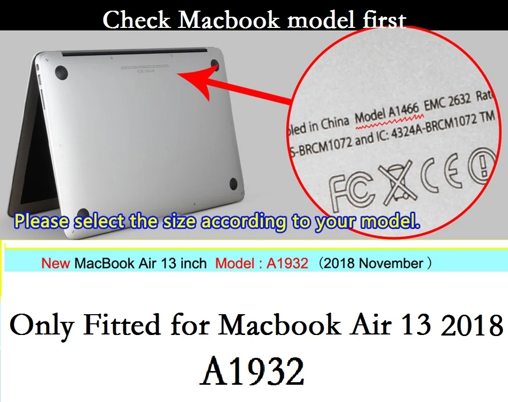 EU US English Keyboard Skin for Macbook Air 13 2018 A1932 Keyboard Cover Silicon Waterproof Skin Film Protector
