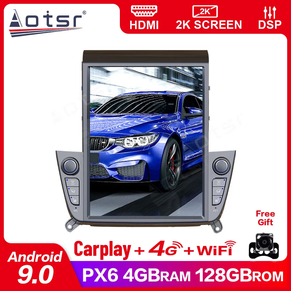 

Для экрана Tesla для Hyundai IX35 2018+ аудио головное устройство In-dash Carplay 4G + 128G Android 9.0 поддерживает экран OBD2 TPMS IPS