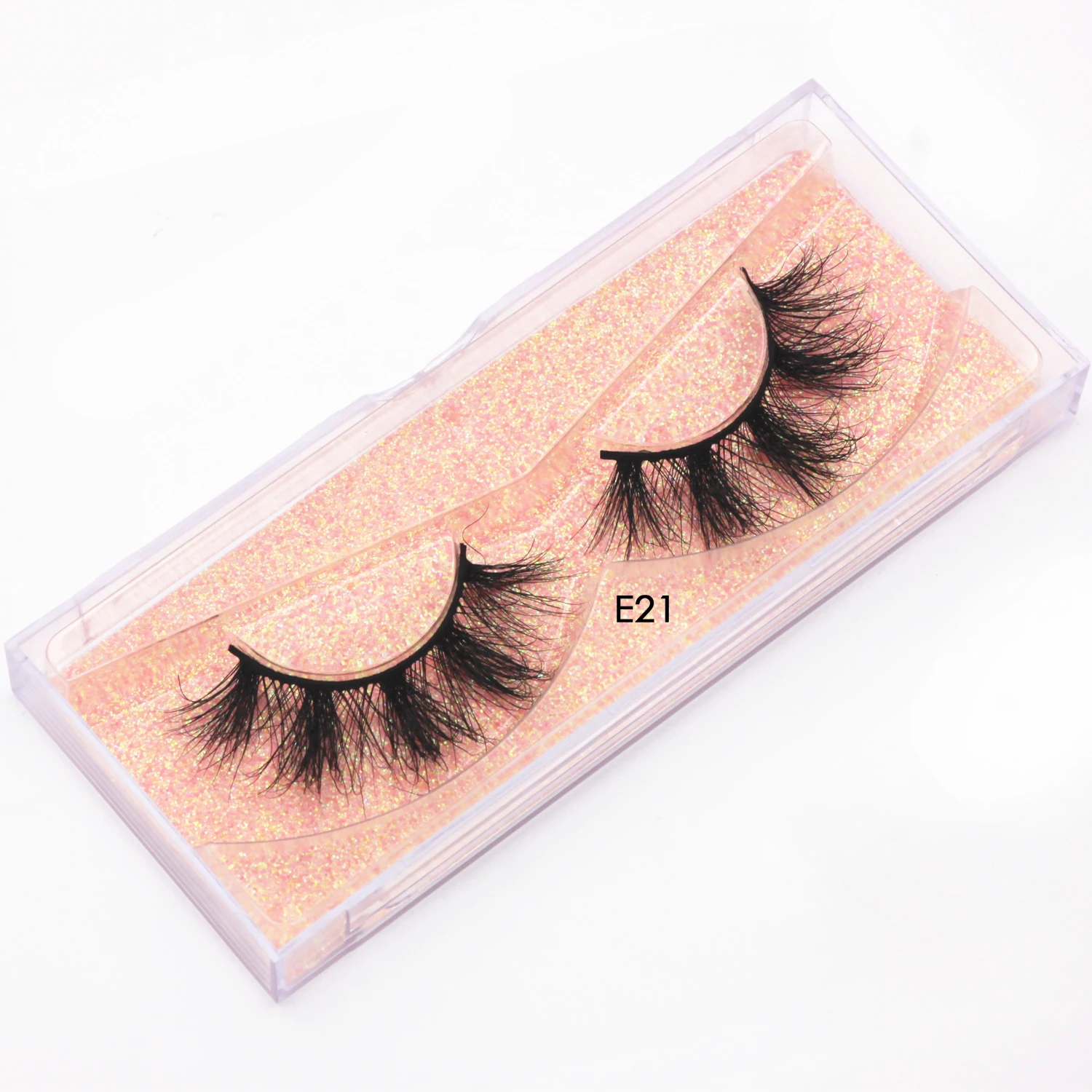 KEKEBAICHA Fluffy Falsies Dramatic Lashes Full Volume Mink Lashes 3D Mink Eyelashesโหดร้ายฟรีปลอมขนตาCrisscrossขนตา