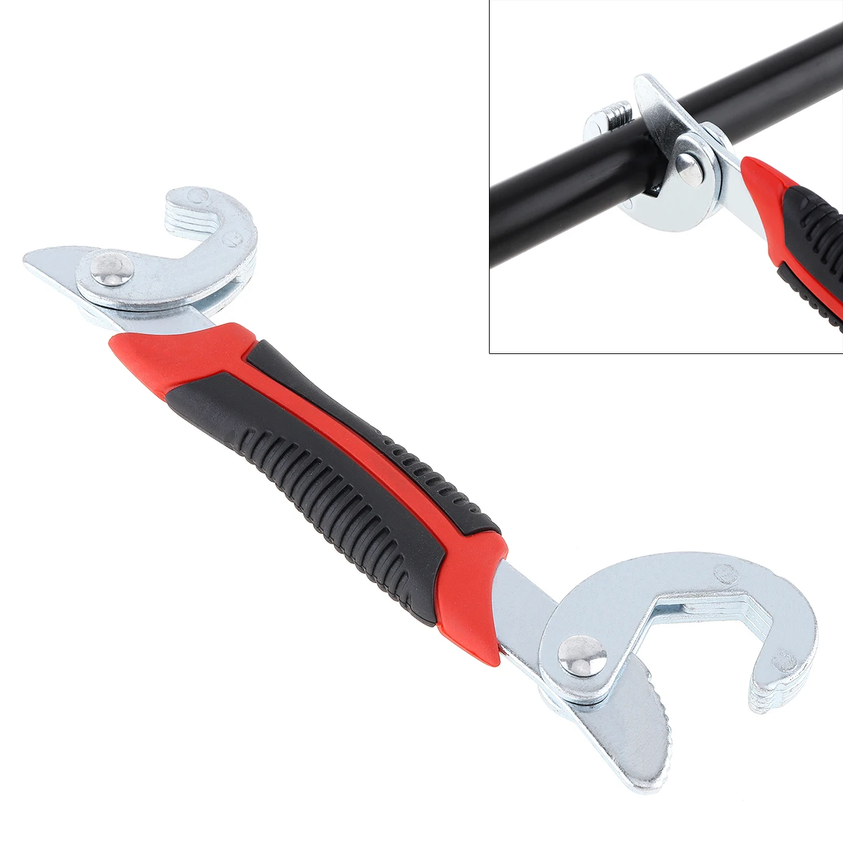 

8-22mm High Carbon Steel Adjustable Quick Universal Wrench Non-slip Handle for Electrician Maintenance Pipe Repair Car Repair