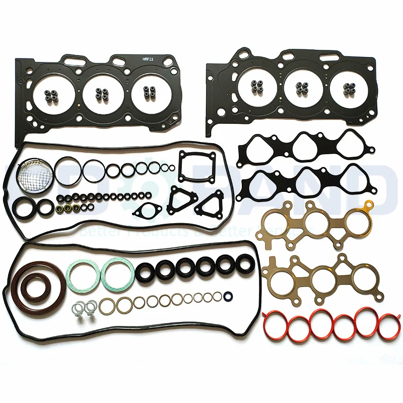 3GR-FE Engine Overhaul Gasket Kit 04111-31560 ForToyota Crown GRS182 GRS202 ForLexus IS250/C 300 GS30 GRS19 URS190 UZS190 3.0L