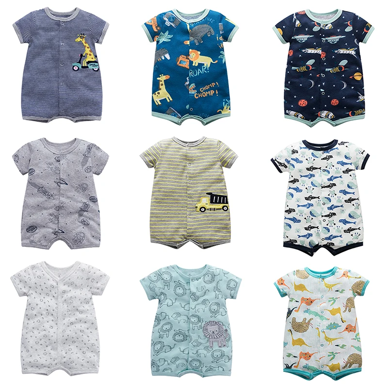 Baby Bodysuit Newborn Babies Girls Boys Body Random 6 9 12 18 24 Months Infant Short Sleeve Baby Clothing