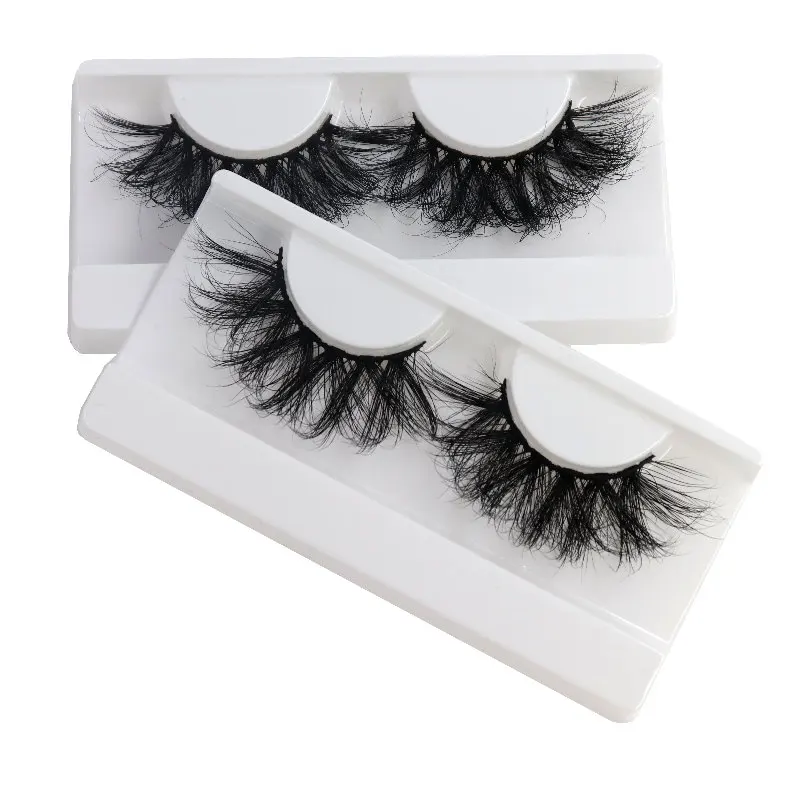 DOCOCER Mink Lashes Wholesale Eyelashes Bulk 5/30/50 Pairs Soft Fluffy Messy Natural Mink Lashes Makeup Mink Eyelashes