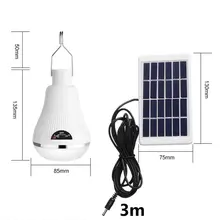 Waterproof solar bulb light with hook #6