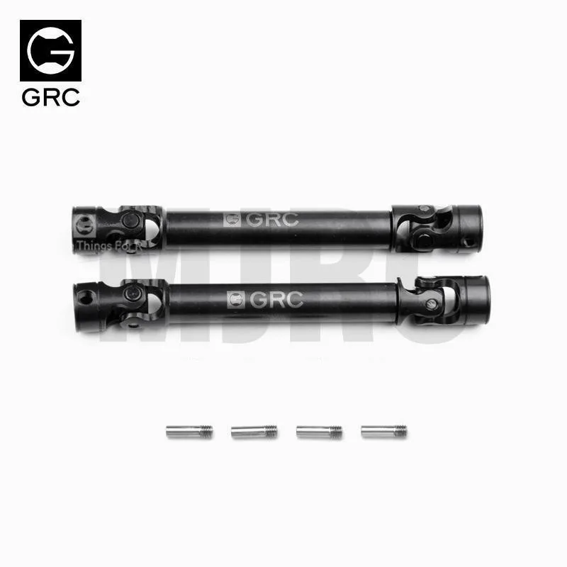 2PC Metal Upgrade Transmission Shaft Small Dia More Simulated Drive Axle GAX0131G f RC JIMNY MST CFX Car 242/252/267mm Wheelbase