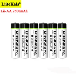 Liitokala 1.2V AA 2500mAh Ni-MH akumulator aa na pistolet termiczny zdalnie sterowana mysz baterie zabawkowe