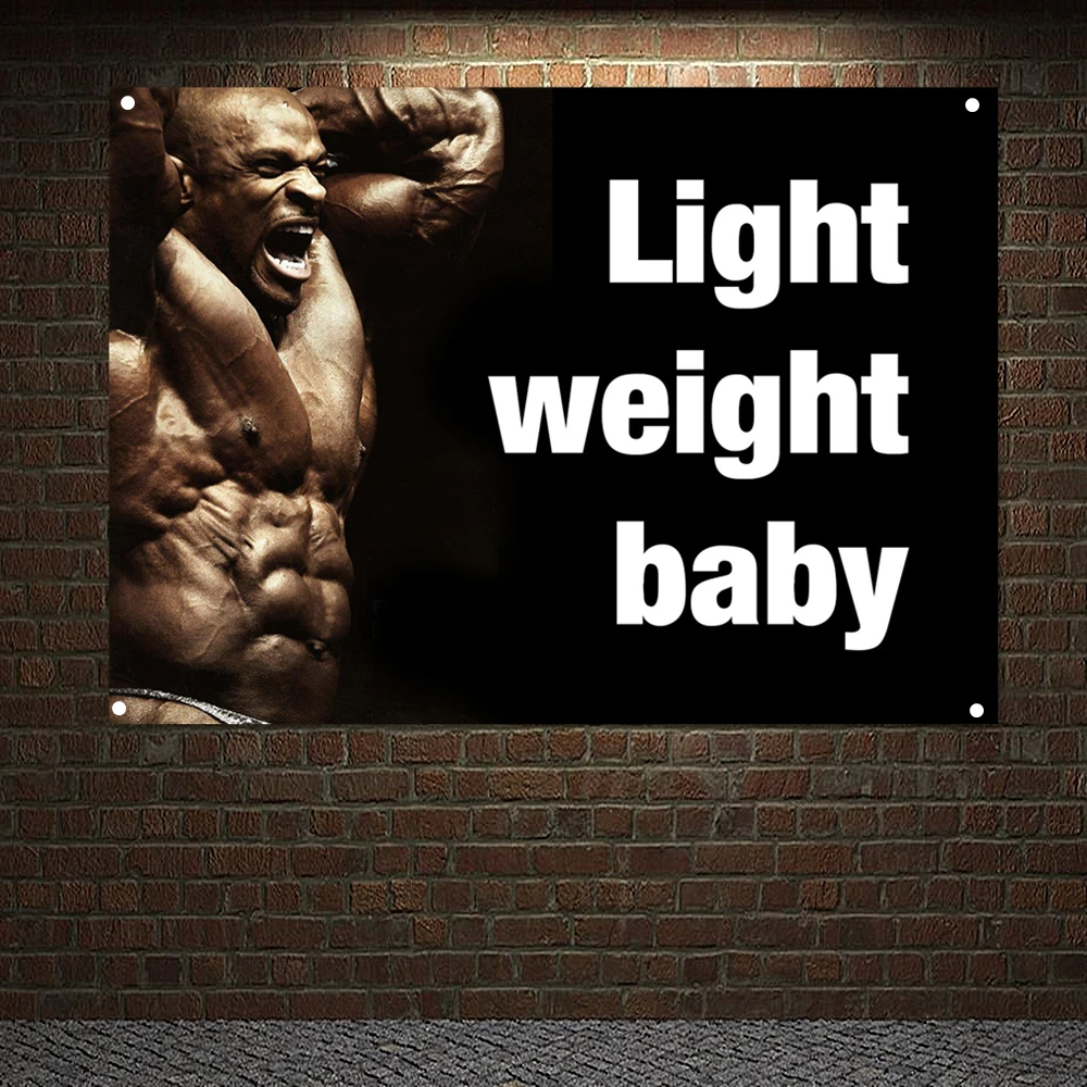 

Gym Wall Decor Man Muscular Body Tapestry Flag Canvas Painting Strong Abdominal Poster Wall Art Workout Bodybuilding Banner D4