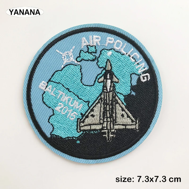 Jet aircraft  fighter plane embroidery with badges Iron on Patches for Clothing DIY Hobby collection