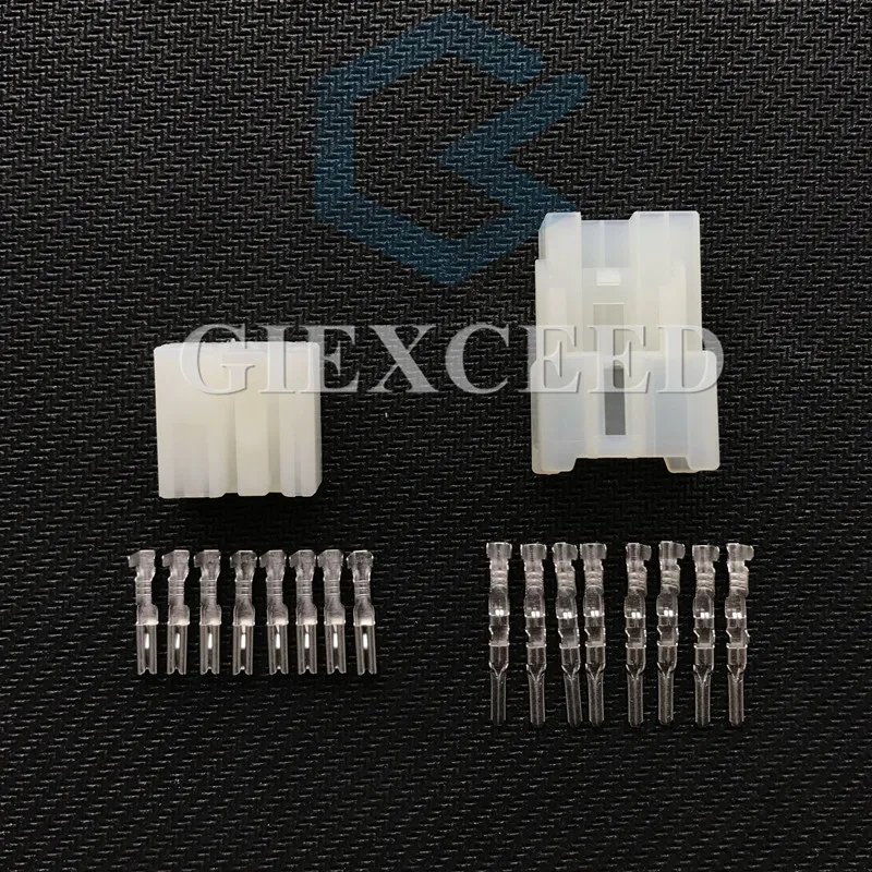 2 Sets 8 Pin 6240-1081 6240-5081 MT series 2.3mm(090) Automotive Wiring Connector AC Assembly Auto Audio Socket For Car