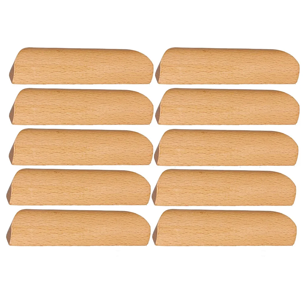 

10Pcs Hole Distance 96mm 118x35mm Wooden Handle for Furniture Wardrobe Cupboard Closet Drawer Handle Pull