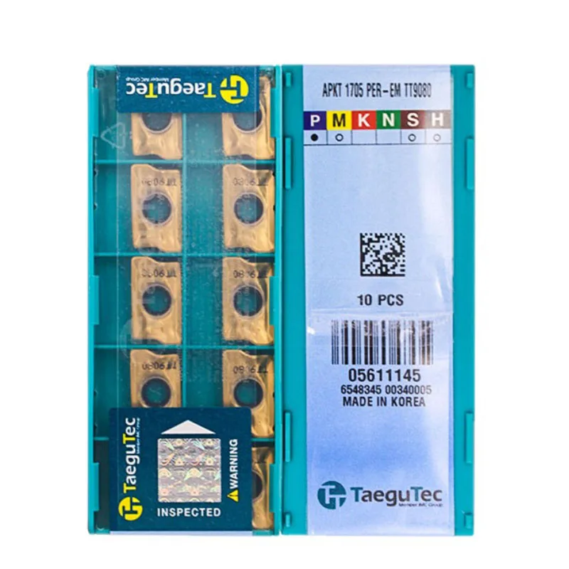 Inserto di fresatura in metallo duro CNC CDBP originale APMT170508R-EM BPG20B può sostituire TaeguTec APKT1705PER-EM