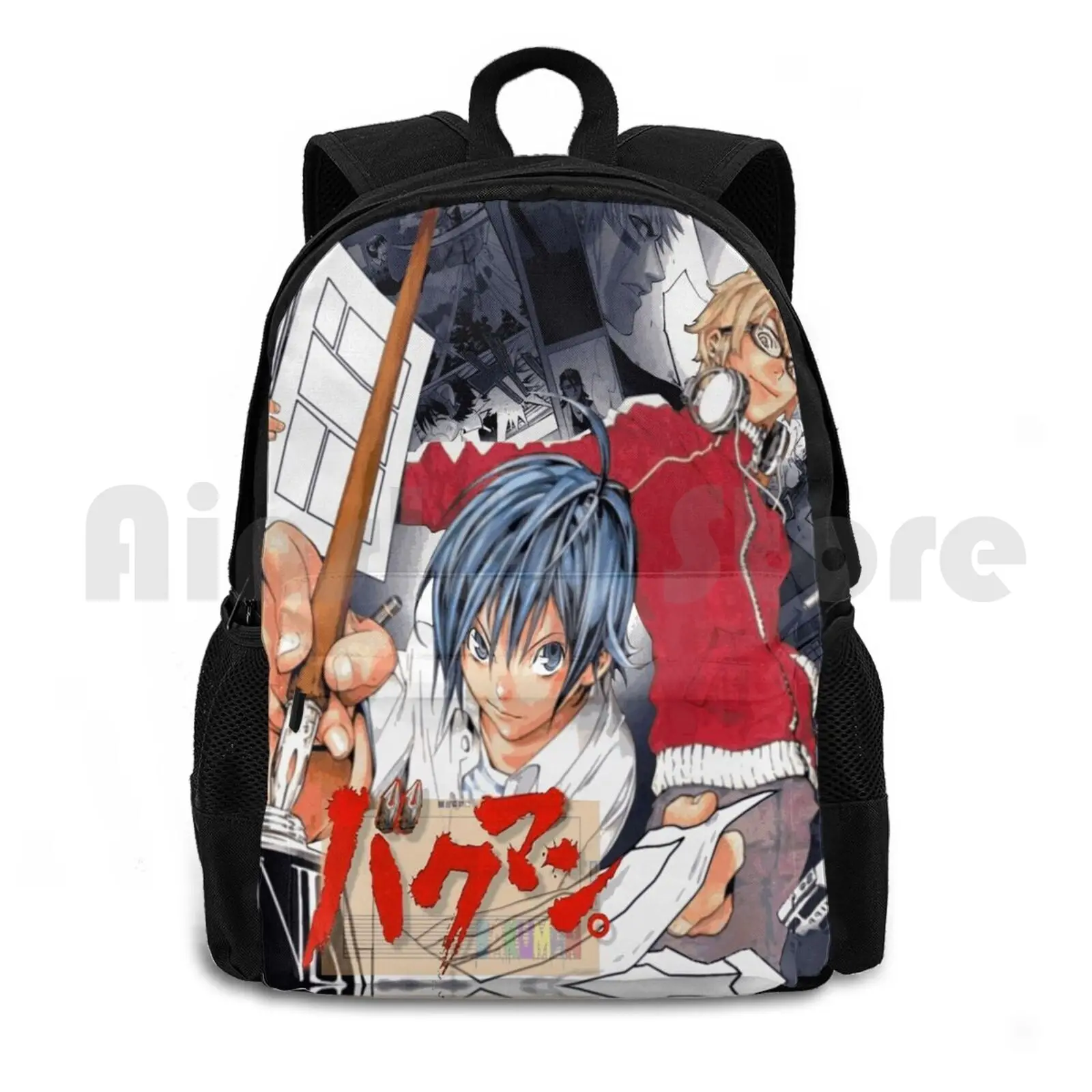 

Bakuman Dream Team Outdoor Hiking Backpack Riding Climbing Sports Bag Bakuman Anime Manga Cool