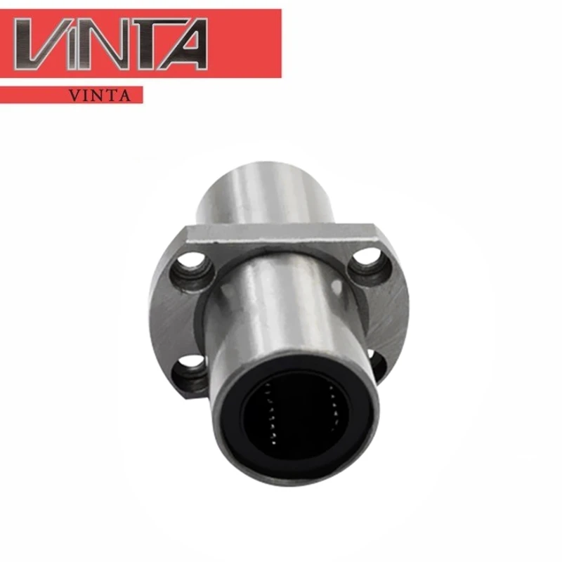 Intermediate elliptical flange bearing 1pcs/lot LMHC LMHM 8 1012 16 20 25 30 40LUU Linear bearings guide pulley rolamentos CNC