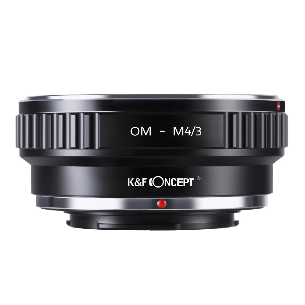 K&F Concept OM-M4/3 Lens Adapter Ring for Olympus OM Lens to Micro 4/3 Lens Camera Body EP-1 GF1 G1 FH1