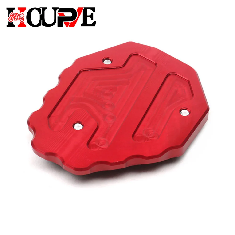 Motorcycle CNC Kickstand Voet Zijstandaard Extension Pad Ondersteuning Plaat Vergroten Stand Voor CB500X CB500X CB500X 2019-2023