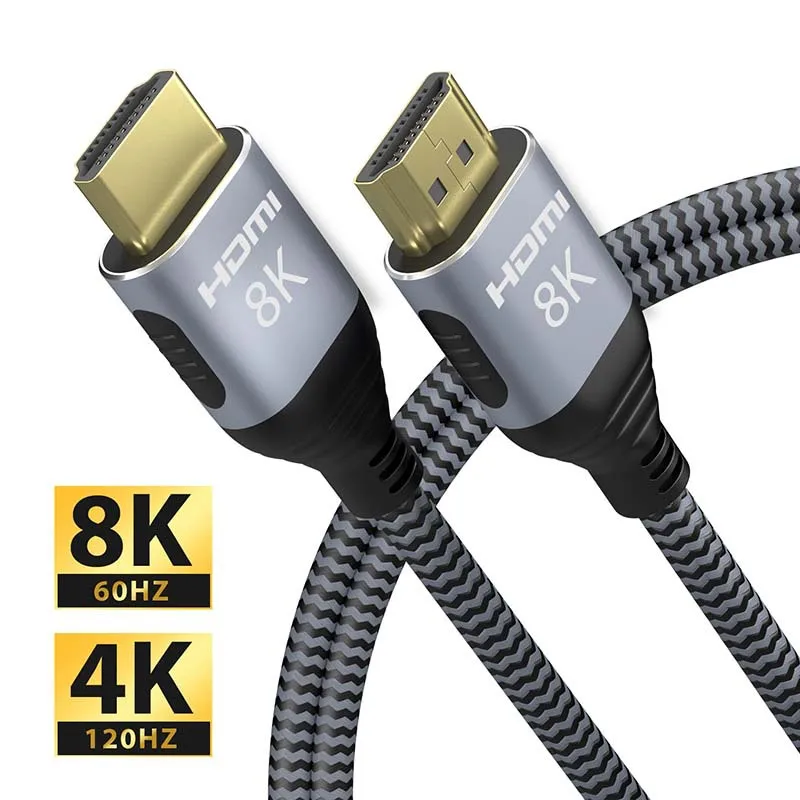 HDMI Cable 8K to 8K 60Hz UHD TV Monitor Computer High Speed 48Gbps Audio Video Cord Audio Cable Cord Microphone Mixer