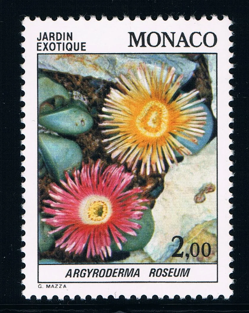 1Pcs/Set New Monaco Post Stamp 1983 Cactus Flowers In Exotic Botanical Garden Stamps MNH