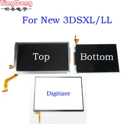 Replacement Upper Top Bottom Lower LCD Display Screen for NEW 3DS XL LL Repair Parts Display Panel