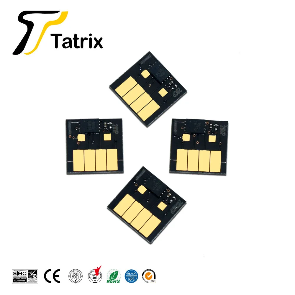 Tatrix For HP 728 hp728 Cartridge Chip HP728 Chip F9J68A F9J67A F9J66A F9J65A F9K17A For HP DesignJet T730 T830 Printer