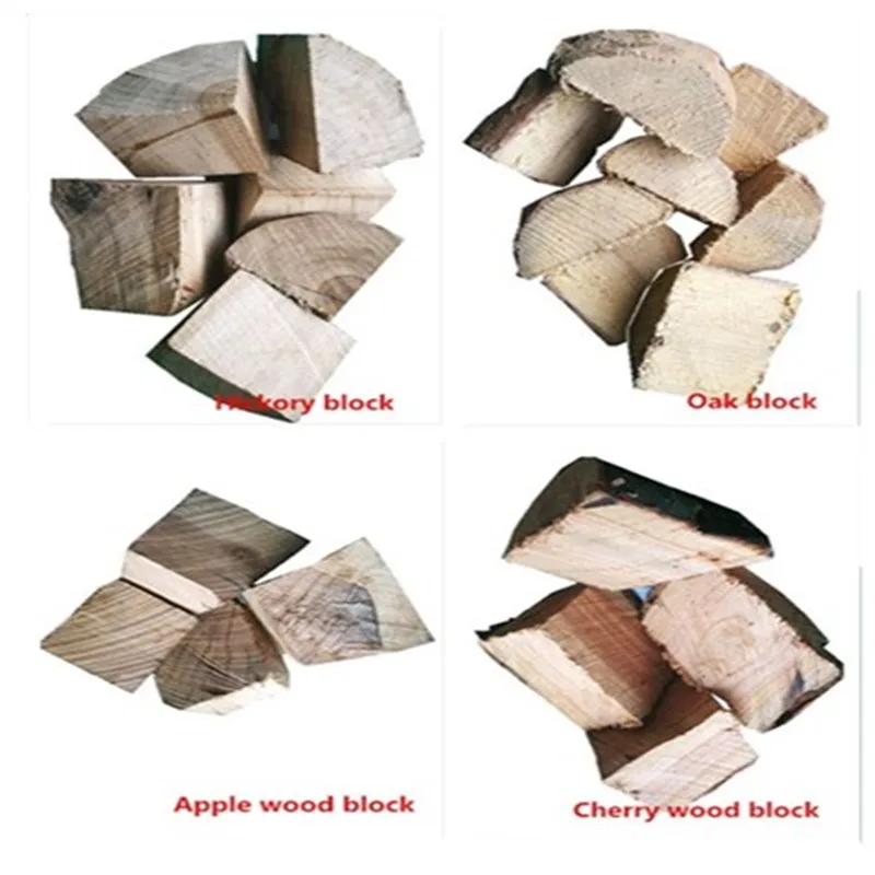 

500G 3-5CM BBQ Block Hickory Wood Chunks Large Wooden Block For Oven Smoking Chunk Grilling Flavor For Cold Smoker Box Cook Tool