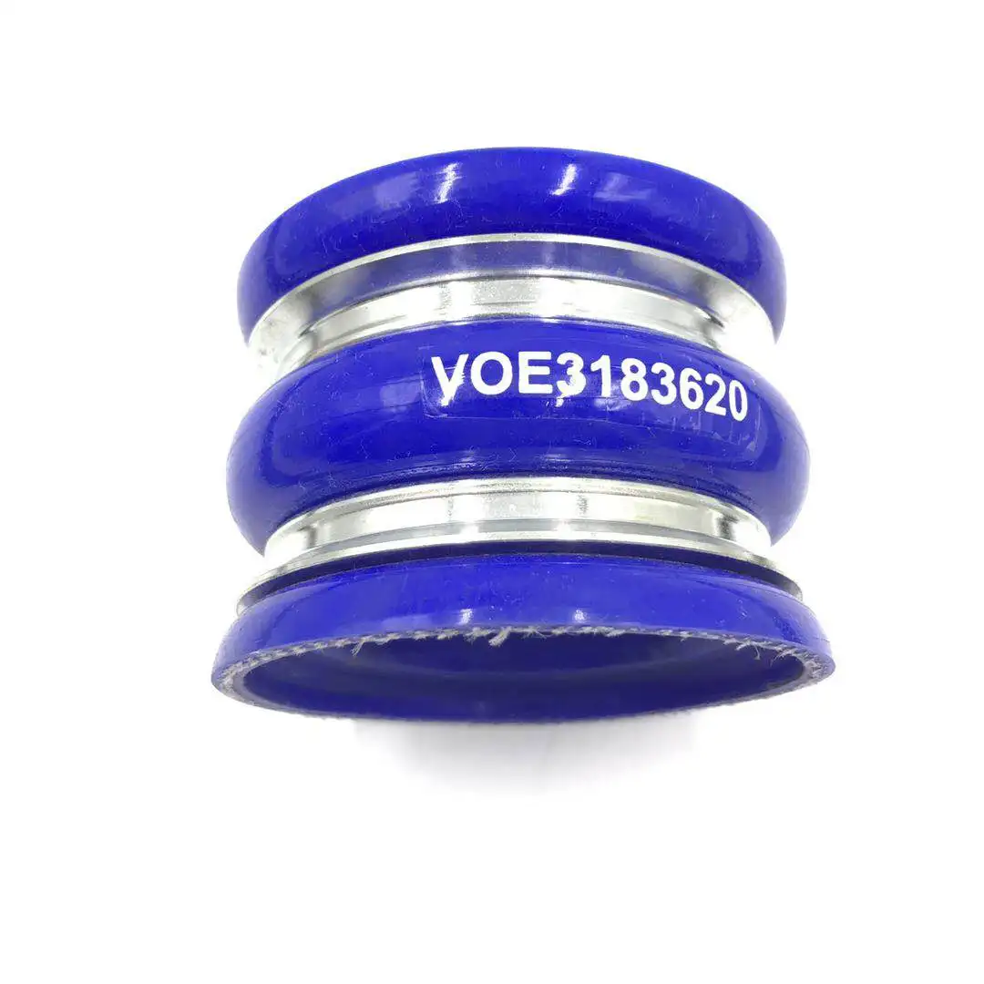 For excavator parts EC210 209 360 460 intercooler tube turbocharger connecting tube hose 3183620, high-quality