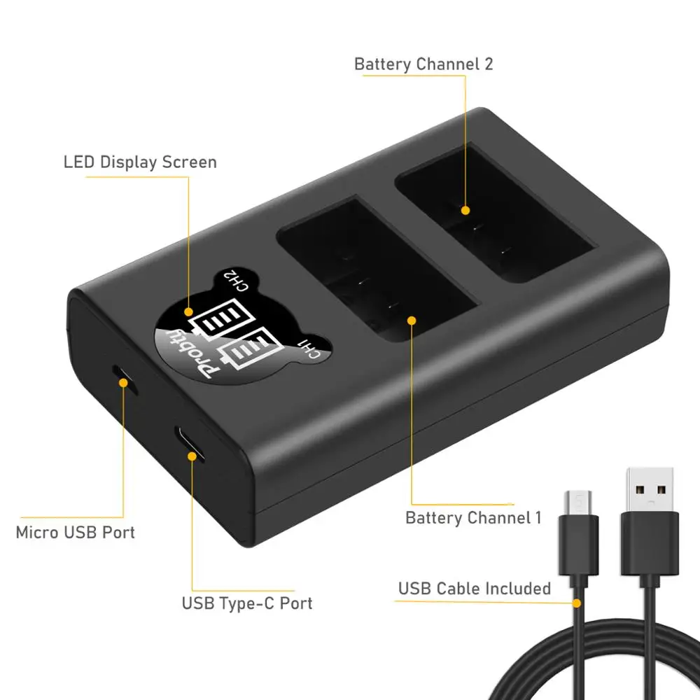 EN-EL25 EN EL25 LED podwójna ładowarka USB do Nikon Z50 MH-32 EN-EL25 akumulator litowo-jonowy