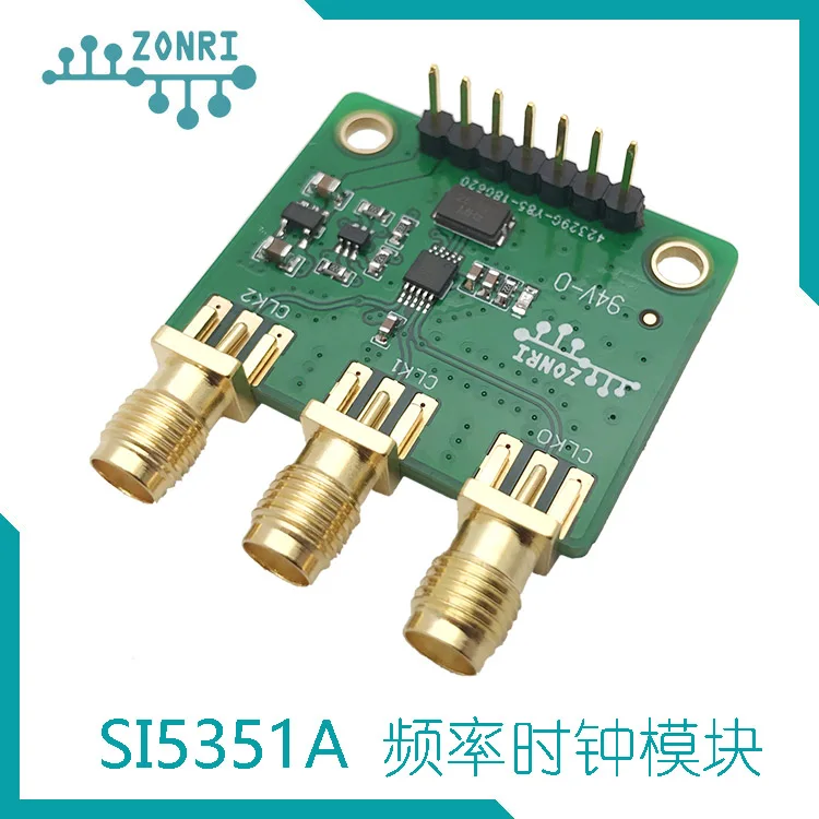 Si5351a 3-channel Clock Signal Generator Module 8khz-160mhz (4-layer PCB)