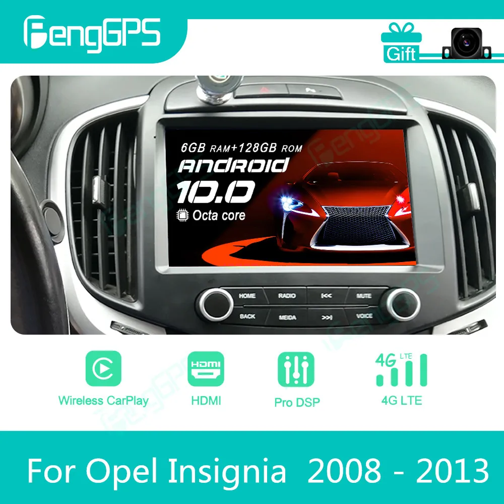 For Opel Insignia  2008 - 2013 Android Car Radio Stereo Autoradio 2Din Multimedia Player GPS Navi Unit Touch Screen Display