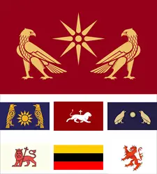 Armenia Armenian 1990 Flag 3X5ft Bagratuni 90X150cm Artsakh Banner Artaxiad Kingdom 60x90cm Arshakuni Arsacid Dynasty