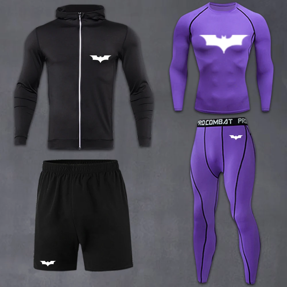 

Compression clothing men's high-quality quick-drying suit sports running MMA jogging gym exercise fitness sportswear