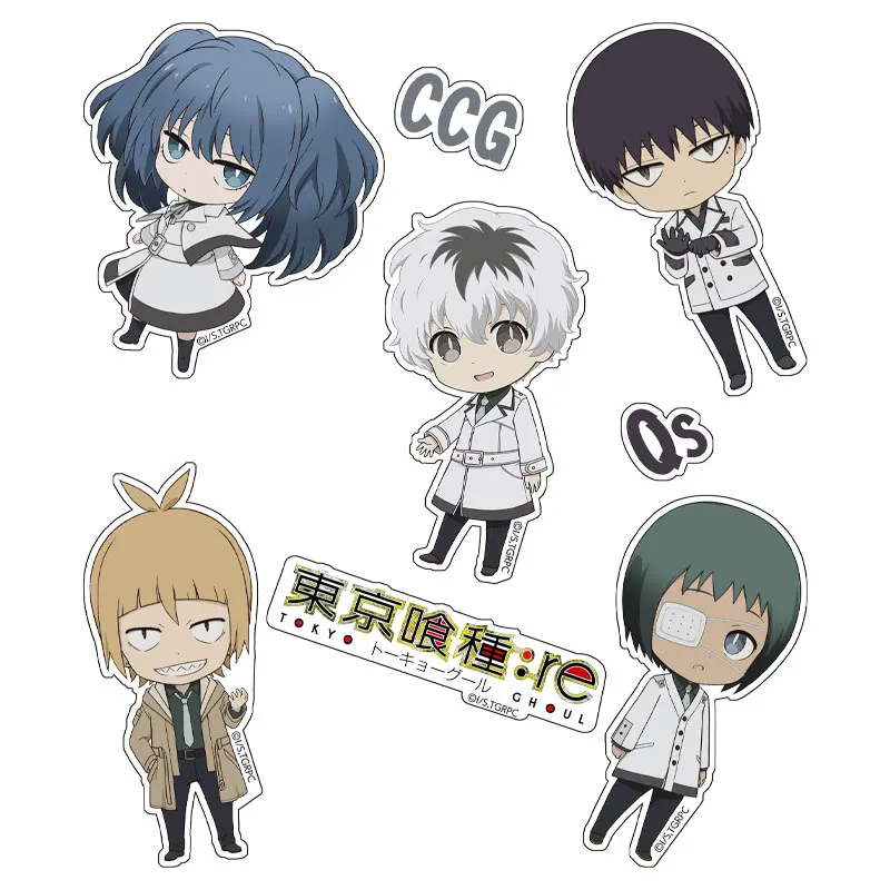 Brdwn Tokyo Ghoul Re Kaneki Ken Sasaki Haise Yonebayashi Saiko Touka Kirishima Official Authorization Cosplay Stickers Paster