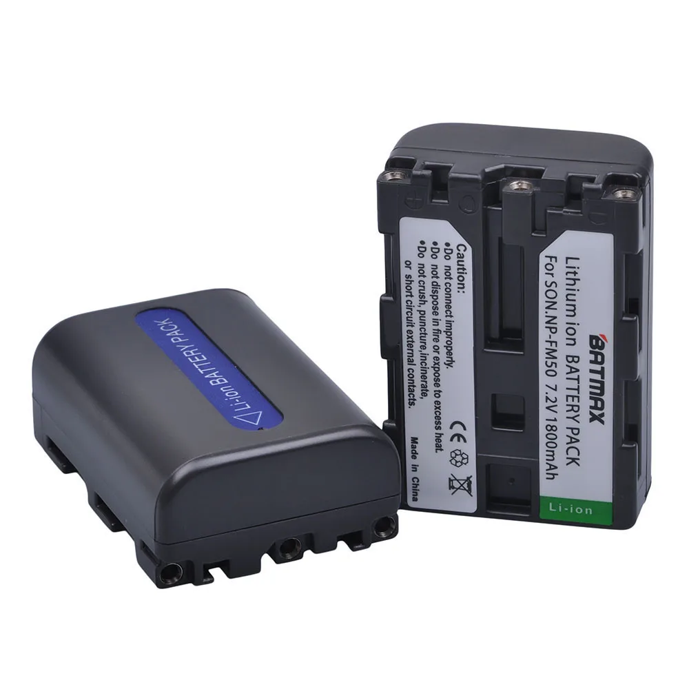 2Pcs NP-FM50 FM50 Batterij + Lcd Dual Usb Oplader Voor Sony NP-FM51 NP-FM30 NP-FM55H DCR-PC101 A100 Serie DSLR-A100 Sony M Type