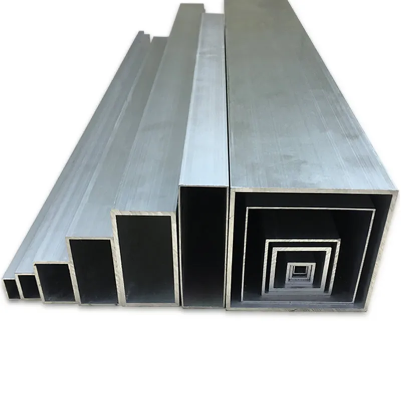 20x100x2mm , 250mm length , Customized link Aluminum square tube