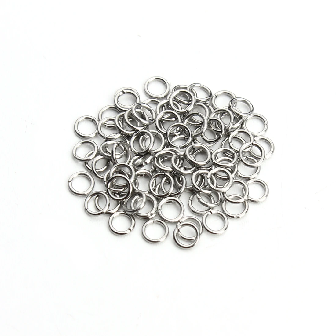 1Box 3-10mm Mixed Edelstahl Offene Binderinge Split Ringe Anschlüsse Für Diy Schmuck Machen DIY Halskette handwerk Zubehör – Detail 7