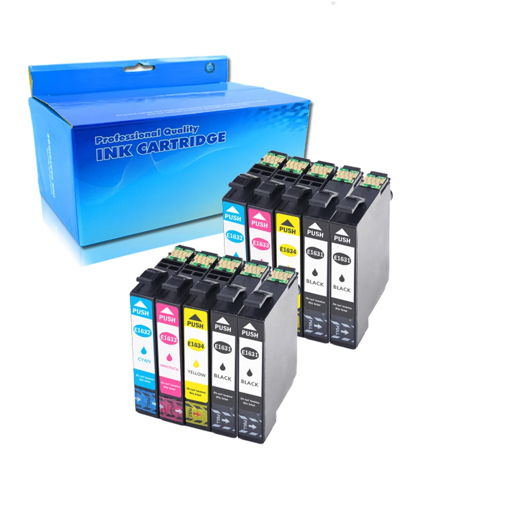 

10 Pack Compatible Ink Cartridge for Epson T16XL T16 T1631 1632 1633 1634 With XP-320 XP-420 XP-424 WF-2630 WF-2650 WF-2660