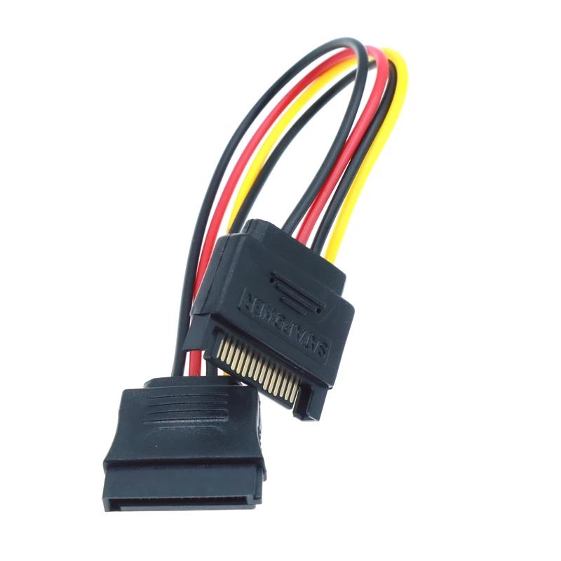 SATA II Đĩa Cứng Máy Tính 15Pin SATA Nam Đến Nữ 15Pin Điện Cứng Thức Chất Lượng Cao Cáp Nối Dài 20CM