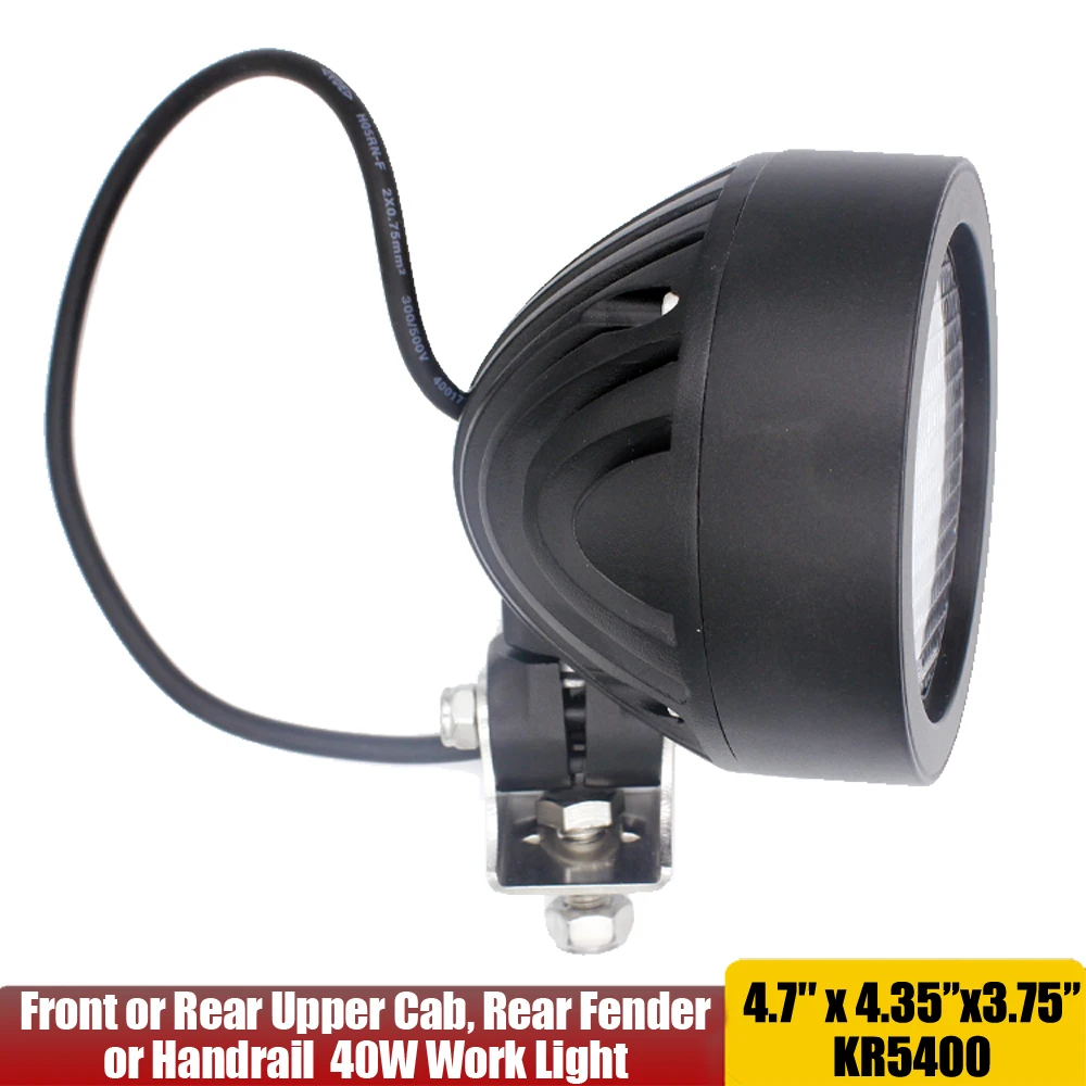 RE567623 Oval 40W Led Flood Lamps For John Deere Tractor 6120,6220,6320,6420,6230,6330,6430,7220,7320, 7420, 7520+ x2Pcs/Lots