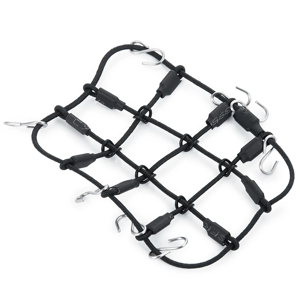 YEAHRUN Elastic Luggage Tray Roof Rack Net for Axial SCX24 Deadbolt C10 Wrangler Gladiator Bronco 1/24 RC Car Decorstion Parts