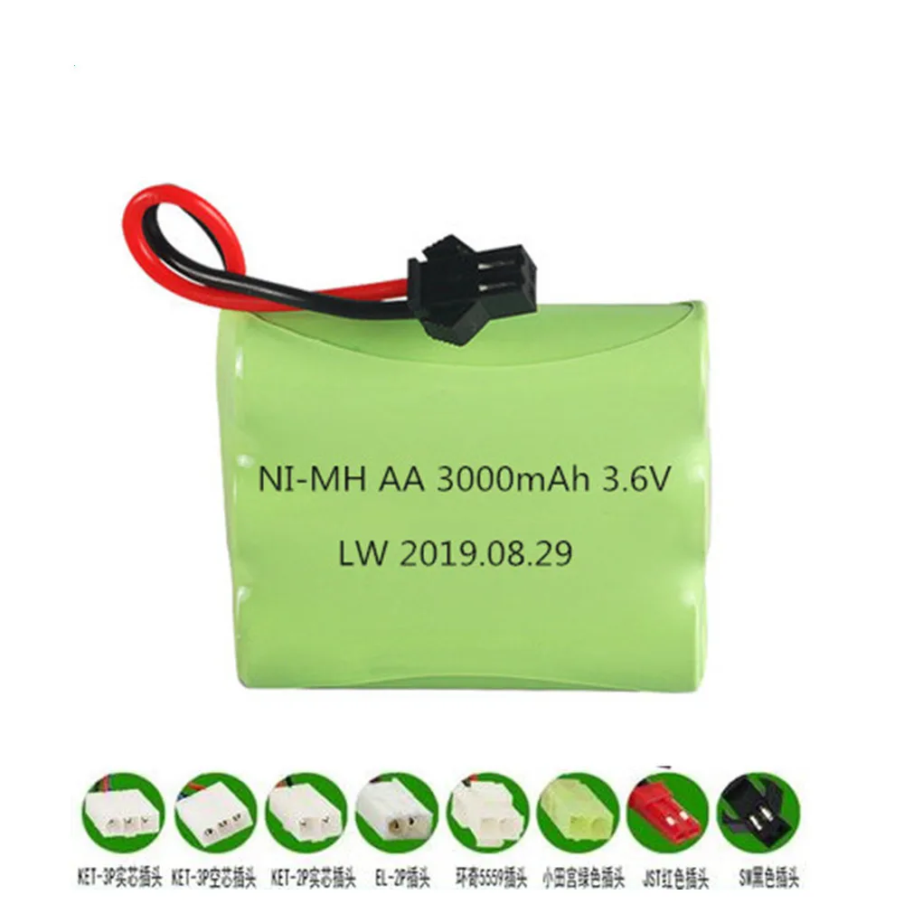 3,6 v 3000mAh NiMH Batterie Für Rc spielzeug Auto Tanks Boot Gun AA Ni-Mh 3,6 v Akku Pack für Rc Boot 1PCS