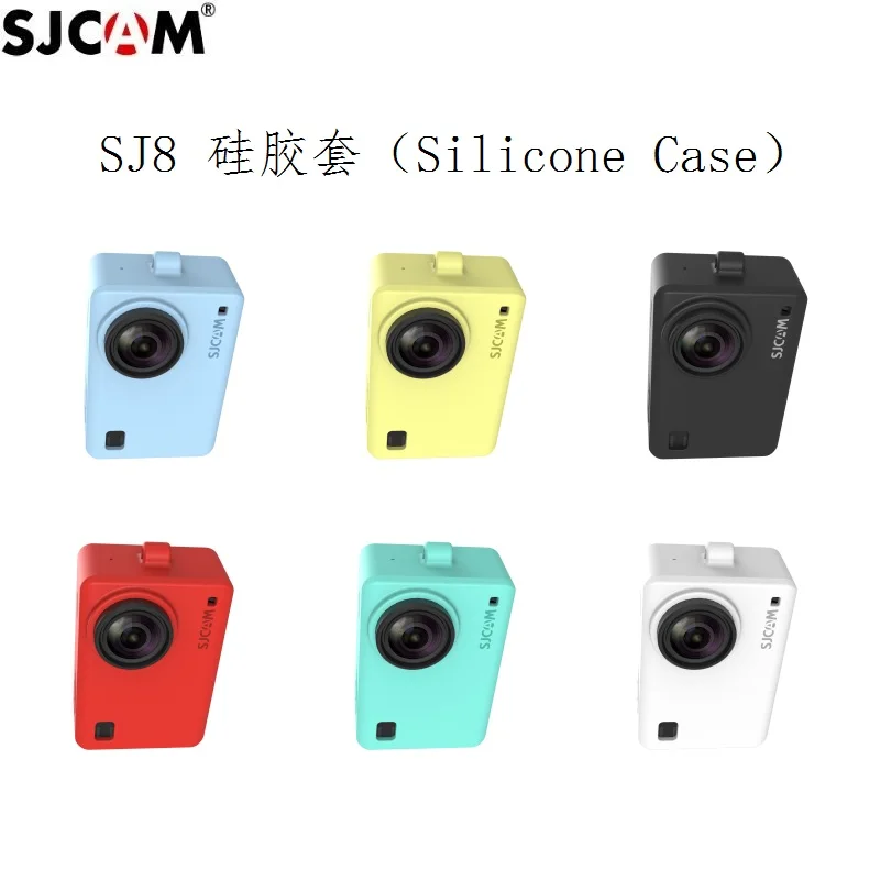 Original SJCAM SJ8 Accessories Lens Cap/Cover/Glass UV Filter/Screen Protector Film for SJ8 Pro/Plus Red Diving Action Camera