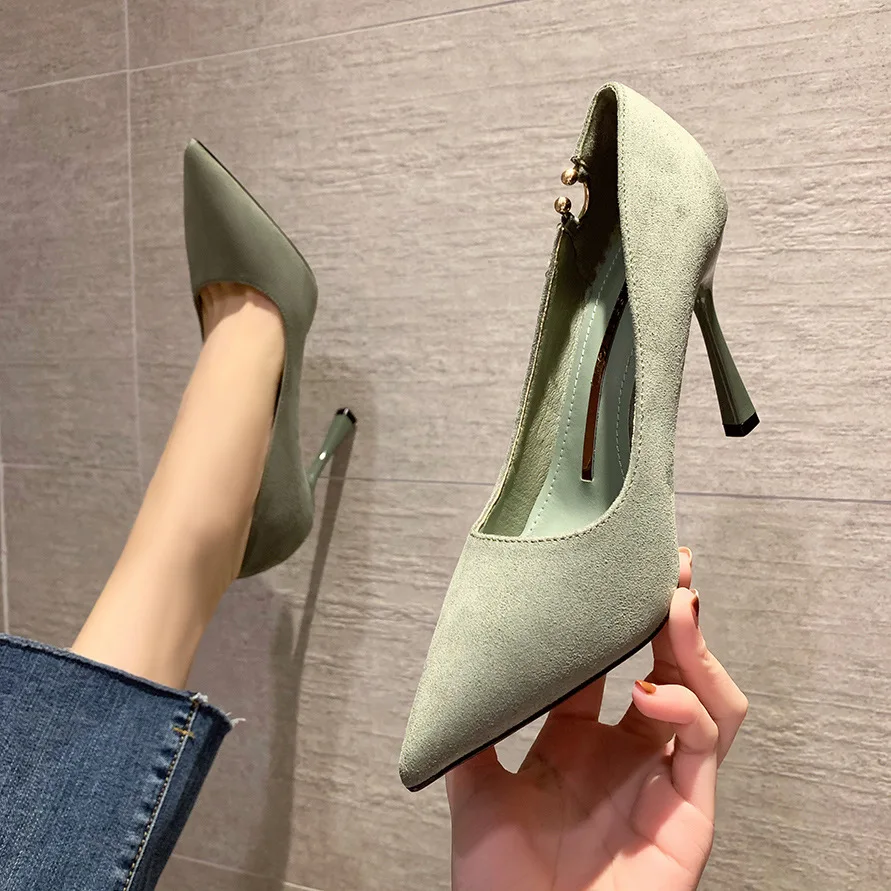 Fashion Pointed High Heels Sexy Thin Womens Single Shoes Professional All-Match Banquet Shoes