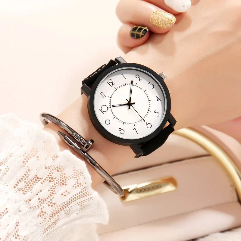 UTHAI Fashion Wrist Watch Women Watch Ladies Quartz Wristwatches For Woman Clock Female Hours Hodinky Montre Femme Large Dial PU