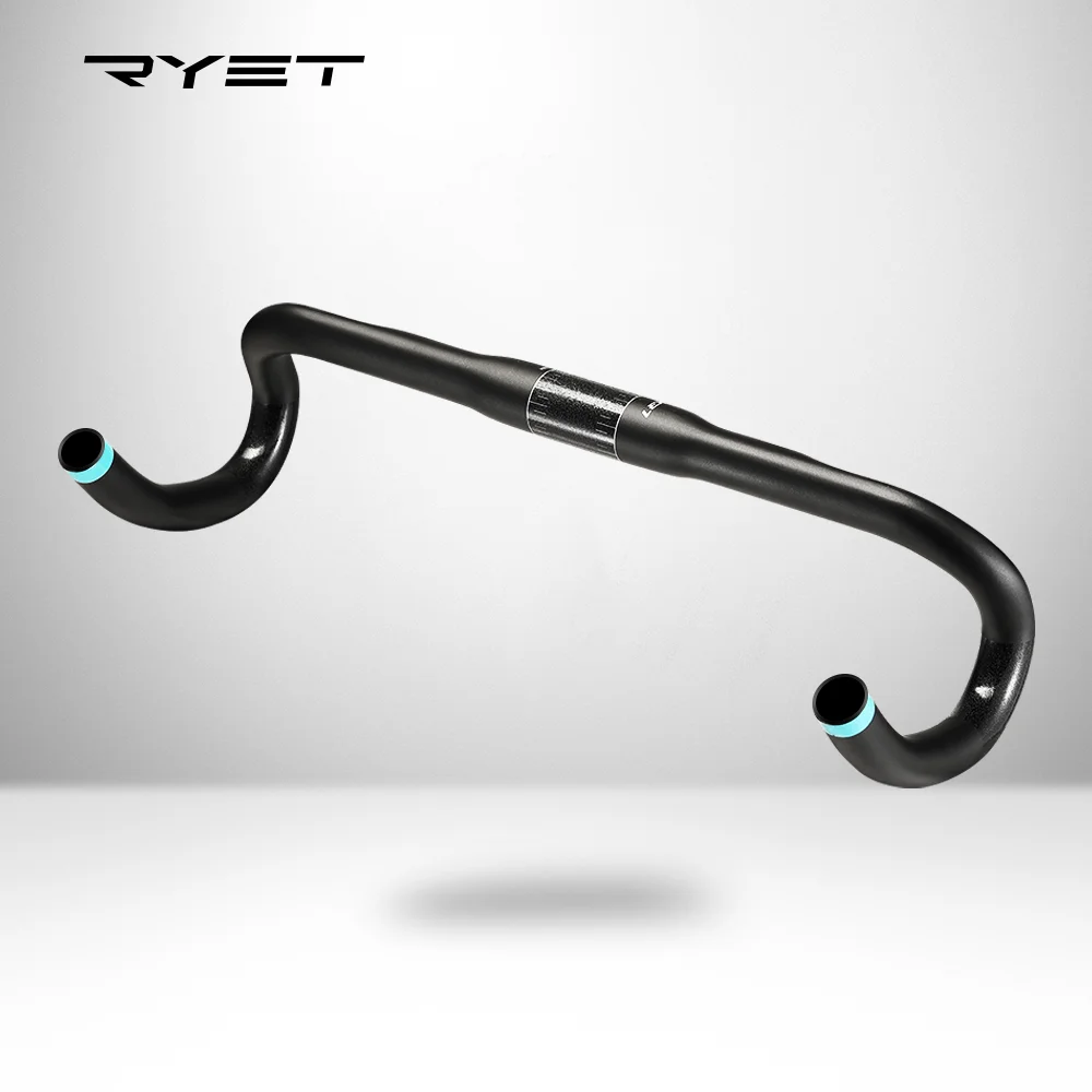 RYET CarbonRoad Bike Handlebar Bicycle Handle bar UD Matt Flat Bar 31.8*460/440/420/400MM RHM Rapid Hand Movement Bicycle Parts