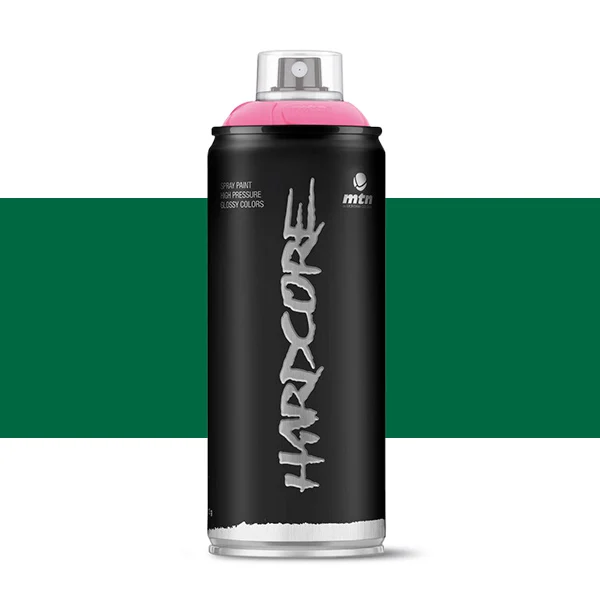 Spray paint MTN Hardcore green Color Reggae 400 ml high pressure quick dry glossy finish great strength